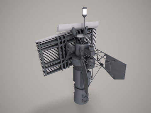 War Ship Radar Station Fregat MA1 3D 模型