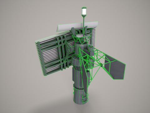 War Ship Radar Station Fregat MA1 3D 模型