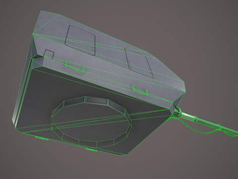 War Ship Cannon A-190-1 3D Modell