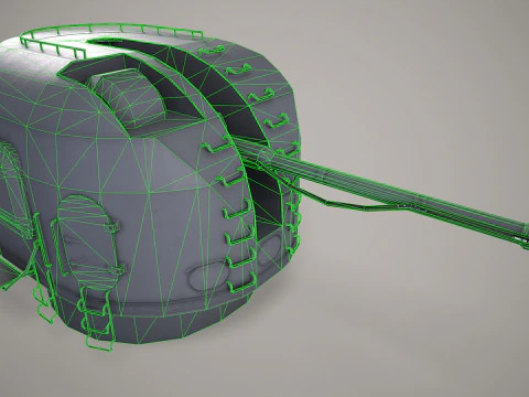 Rocket System Control AK-100 3D Model
