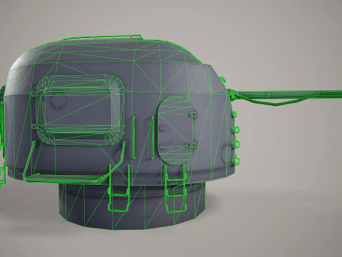 Rocket System Control AK-100 3D Model