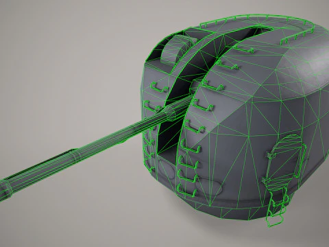 Rocket System Control AK-100 3D Model