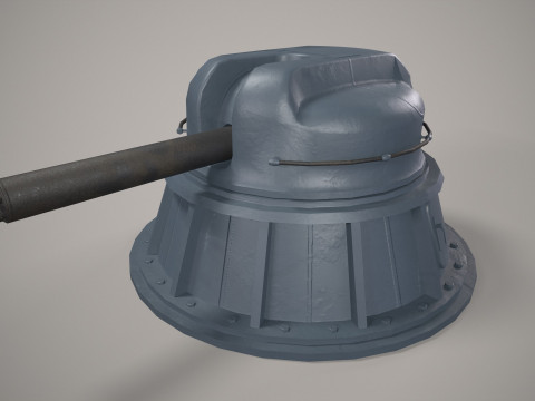 War Ship Cannon AK-630 Modello 3D