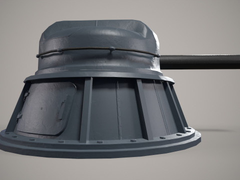 War Ship Cannon AK-630 Modello 3D