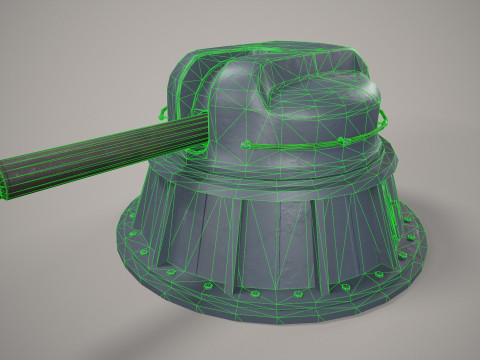 War Ship Cannon AK-630 Modello 3D