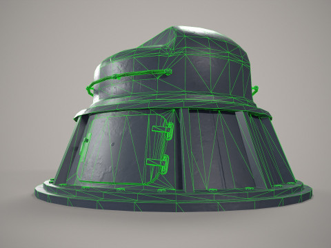 War Ship Cannon AK-630 Modello 3D