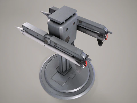 Warship Weapon System OSA-MA 3D Model