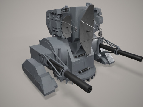 Warship Weapon System Kortik Modello 3D