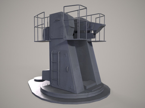 Warship Weapon System Uragan 3D 模型