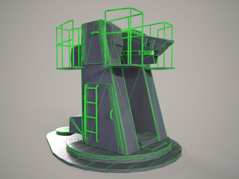 Warship Weapon System Uragan 3D 模型