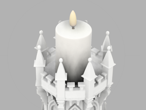 Complete Gothic Castle Set - 4 Towers Dragon 3D 프린트 모델