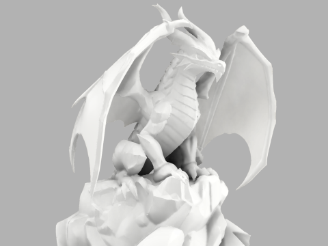 Complete Gothic Castle Set - 4 Towers Dragon 3D 프린트 모델