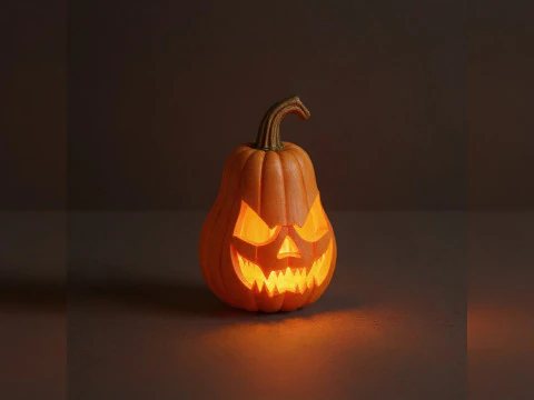 Lanterna de Ab&oacute;bora - Atmosfera de Halloween Modelo de Impressão 3D