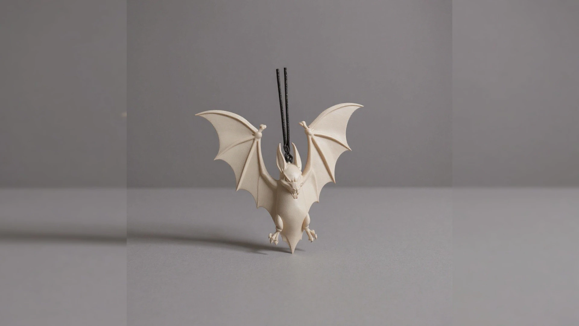 Hanging Bat Ornament - Spooky Miniature 3D Print Model .c4d .max .obj .3ds .fbx .stl .blend 