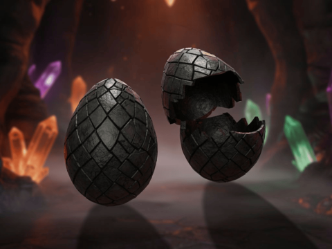 Dragon Egg Container - Fantasy Halloween Box Modelo de Impressão 3D