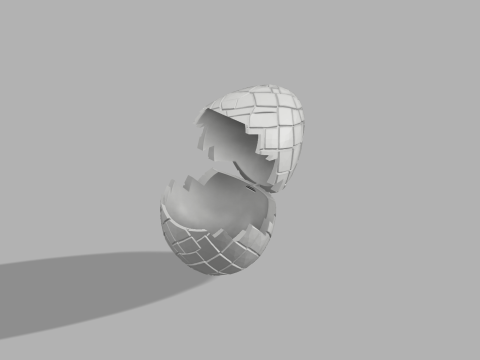 Dragon Egg Container - Fantasy Halloween Box Model do druku 3D