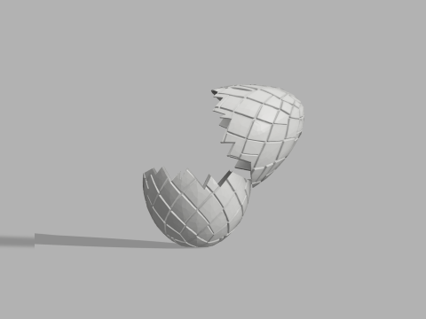 Dragon Egg Container - Fantasy Halloween Box Model do druku 3D
