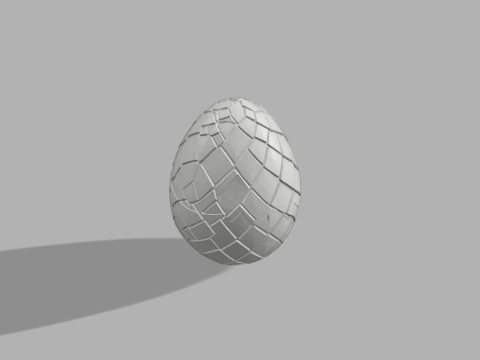 Dragon Egg Container - Fantasy Halloween Box Model do druku 3D