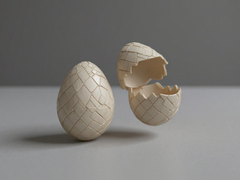 Dragon Egg Container - Fantasy Halloween Box 3D Принт Модель