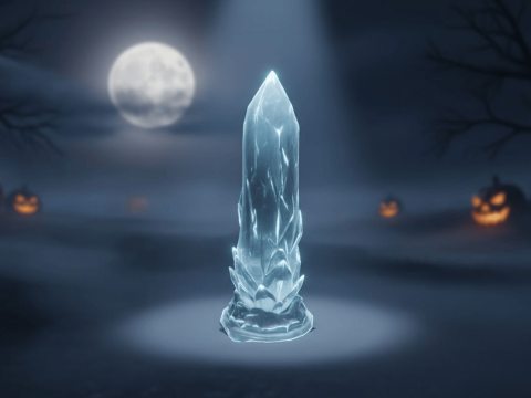 Crystal Obelisk - Fantasy Tabletop Decor Piece 3D Druckmodell