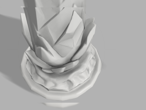 Crystal Obelisk - Fantasy Tabletop Decor Piece Model Cetak 3D