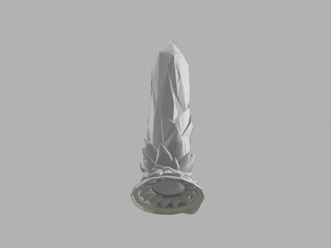 Crystal Obelisk - Fantasy Tabletop Decor Piece Model Cetak 3D