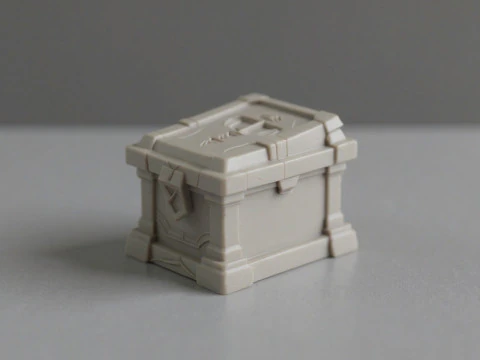 Scatola della lapide maledetta - Contenitore gotico di Halloween Modello di stampa 3D