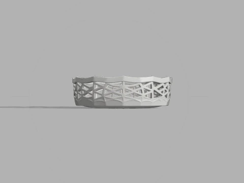 Spider Web Bowl - Halloween Candy Dish 3D Print Model