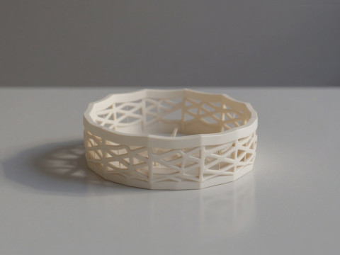 Spider Web Bowl - Halloween Candy Dish 3D Принт Модель