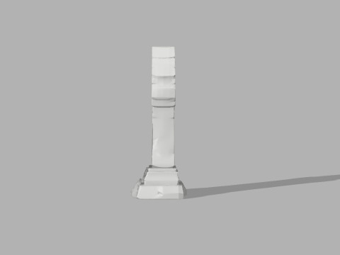 Gothic Tombstone - Halloween Grave Prop 3D Print Model