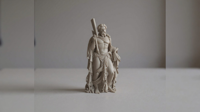 Zeus - Lord of the Thunder Modello di stampa 3D .c4d .max .obj .3ds .fbx .stl .blend 