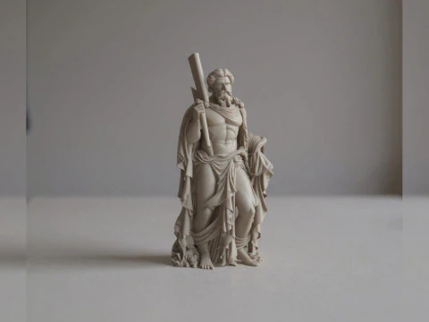 Zeus - Senhor do Trov&atilde;o Modelo de Impressão 3D