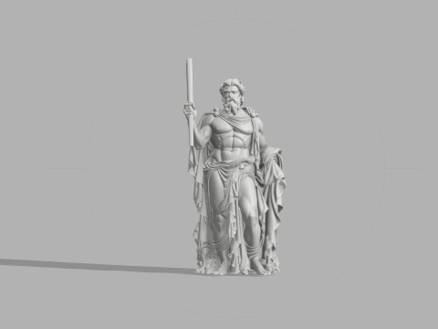 Zeus - Lord of the Thunder Modello di stampa 3D