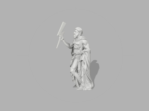 Zeus - Lord of the Thunder Modello di stampa 3D