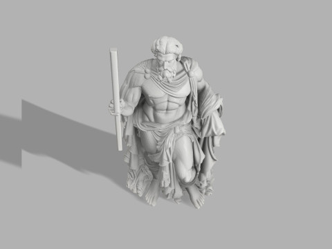 Zeus - Lord of the Thunder Modello di stampa 3D