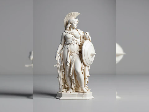 Atena: dea guerriera Modello di stampa 3D