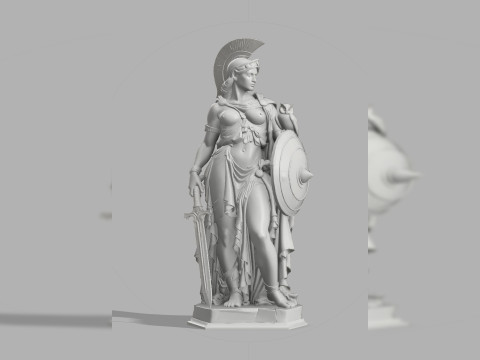 Athena - Warrior Goddess Modello di stampa 3D