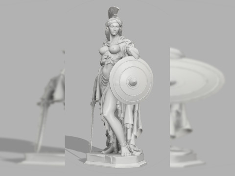 Athena - Warrior Goddess Modello di stampa 3D