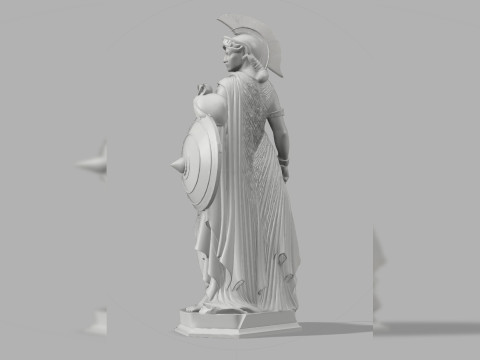 Athena - Warrior Goddess Modello di stampa 3D