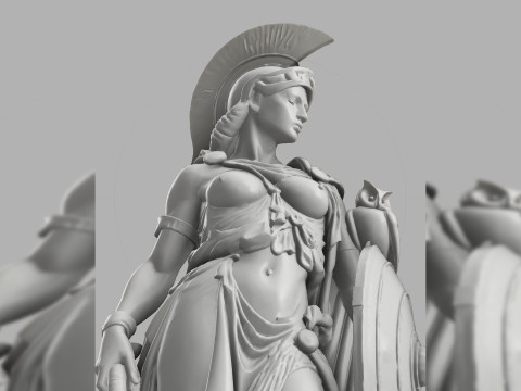 Athena - Warrior Goddess Modello di stampa 3D