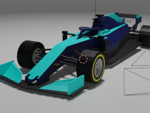 巴利特一级方程式赛车 3D 模型