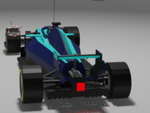 巴利特一级方程式赛车 3D 模型