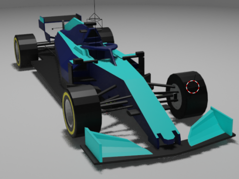 巴利特一级方程式赛车 3D 模型