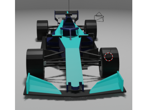 巴利特一级方程式赛车 3D 模型