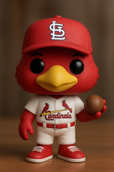Funko - The Cardinals Printable Doll 3D Baskı Modeli .c4d .max .obj .3ds .fbx .stl .blend