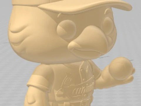 Funko - The Cardinals Printable Doll 3D Print Model