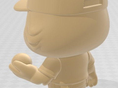 Funko - The Cardinals Printable Doll 3D Baskı Modeli