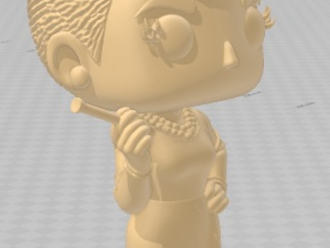 Funko - Audrey Hepburn Printable Doll Model Cetak 3D