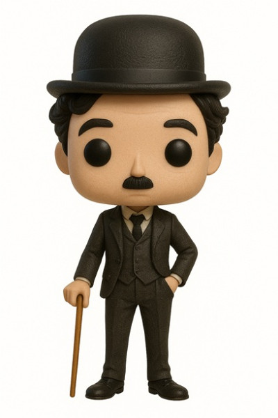 Funko - Charles Chaplin Printable Doll 3D Принт Модель .c4d .max .obj .3ds .fbx .stl .blend 