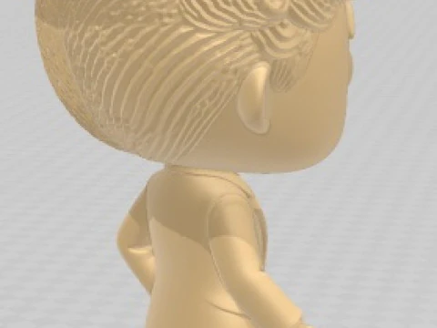 Funko - Charles Chaplin Printable Doll 3D Print Model